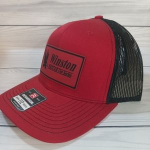 Winston leather patch hat